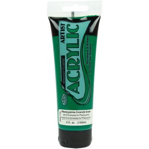 Farba akrylowa R&L 120ml, Zielona/Emerald Green